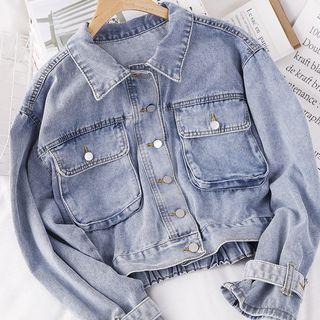 Puff Sleeve Denim Jacket