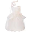 Strapless Flower Accent Mini A-line Dress