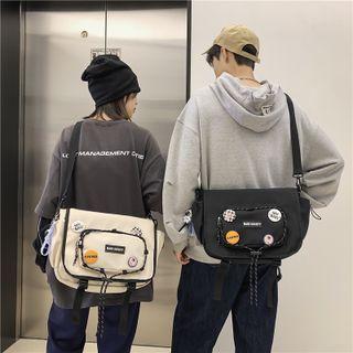 Lettering Messenger Bag / Charm / Set