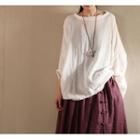 Asymmetrical Long-sleeve Top