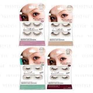 D-up - Brow Mix Edition Eyelash 2 Pairs - 5 Types