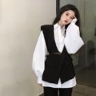 Vest / Belt / Plain Shirt / Set