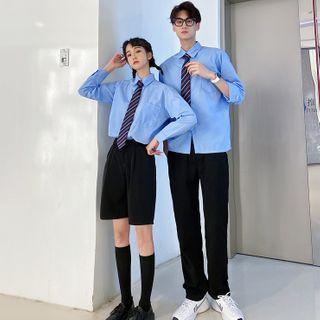 Couple Matching Shirt / Neck Tie / Pants / Set