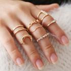 Set Of 11: Alloy Ring (various Designs)