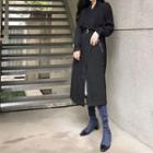 Trench Coat With Belt Black - One Size