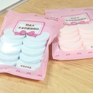 Set Of 10: Powder Puff Random Color - One Size