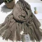 Tasseled Linen Scarf