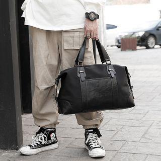 Nylon Boston Bag Black - M