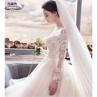 Long Sleeve Wedding Gown