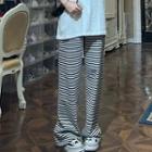 Striped Straight Leg Pants (various Designs)