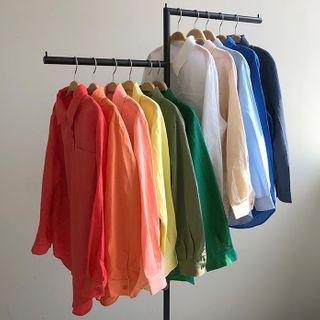 Linen Blend Shirt (11 Colors)