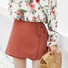 Lace-up Mini Skort