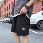 Patch Side-pocket Cargo Shorts