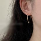 925 Sterling Silver Upside Down Hoop Earrings