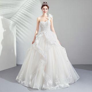 One-shoulder Wedding Ball Gown