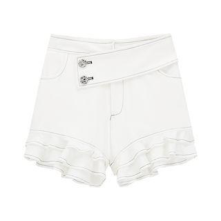 High Waist Ruffle Shorts