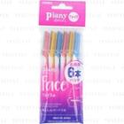 Feather - Piany L Facial Touch-up Razor 6 Pcs