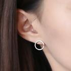 S925 Silver Triangle / Round / Square Stud Earring