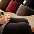Cable Knit Tights Black - One Size
