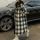 Plaid Button-up Coat (various Designs)