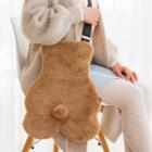Furry Crossbody Bag Brown - One Size
