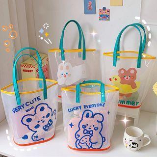 Animal Transparent Pvc Beach Bag
