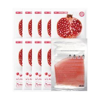 Cre8skin - Its Real Color Pomegranate Hydrogel Mask Set 10pcs