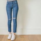 High-rise Straight-cut Jeans (s~xxl)