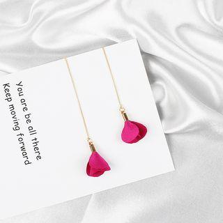 Flower Dangle Threader Earring