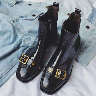 Strapped Chelsea Boots