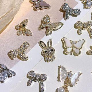 Butterfly / Rabbit Rhinestone Nail Art Decoration