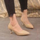 Imitate Snake Grain High-heel