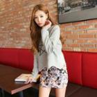 Star Print Sweater