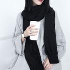 Sleeved Knit Scarf