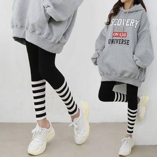 Napped Stripe Leggings