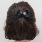 Crystal Bow Hair Clip As Shown In Figure - One Size