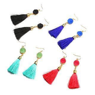 Tassel Resin Dangle Earring