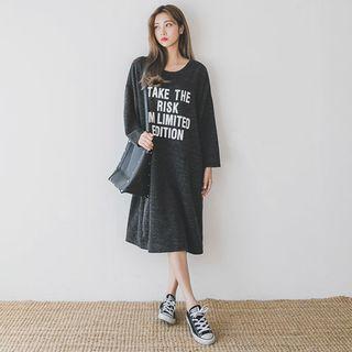 Printed Long Pullover Dress