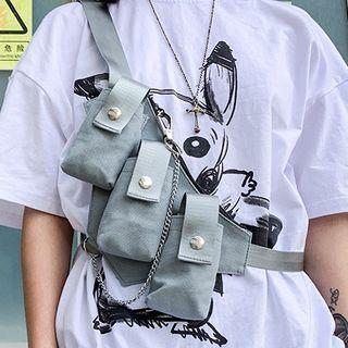 Chain Plain Sling Bag