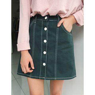 Stitched-detail Skirt