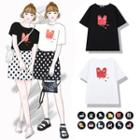 Short-sleeve Horoscope Cartoon T-shirt