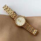 Retro Shell Alloy Bracelet Watch A209 - Light Yellow & Gold - One Size