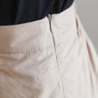 Box-pleat Midi Skirt