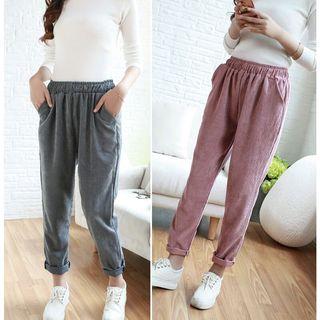 Corduroy Loose-fit Tapered Pants