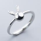 925 Sterling Silver Rabbit Ring S925 Silver - As Shown In Figure - One Size