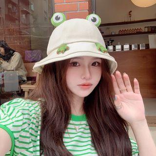 Frog Bucket Hat 55-58cm - Off-white - One Size