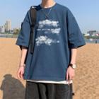 Lettering Print T-shirt / Set