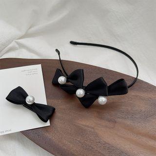 Faux Pearl Headband / Hair Clip