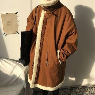 Fleece-lined Long Jacket