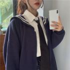 Sailor Collared Zip Jacket